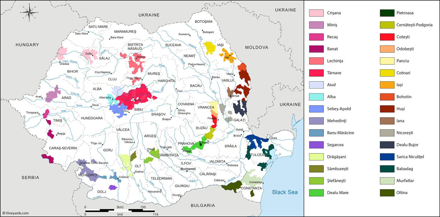 Wine Regions in Romania
